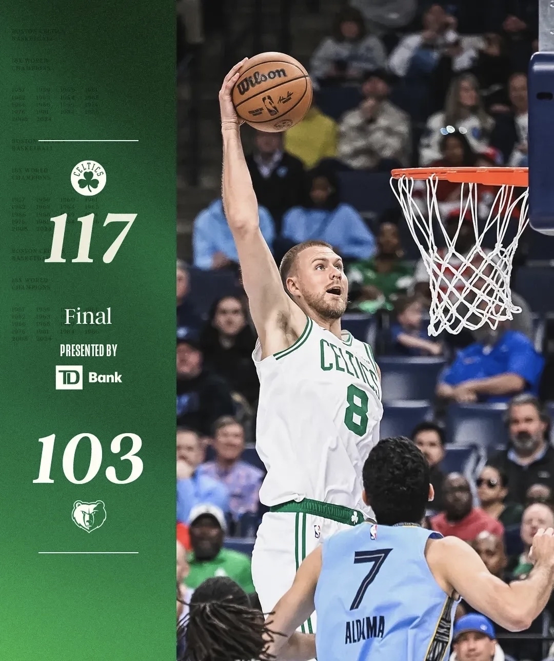 包含凯尔特人B队轻取南韩男篮，凯尔·库兹马送出助攻的词条