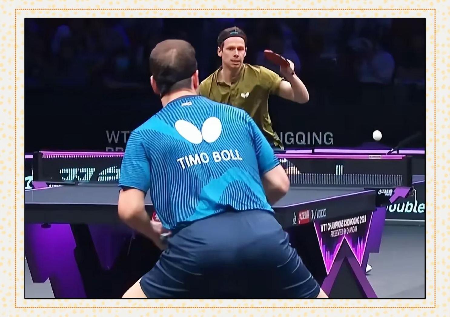 德国乒乓球队险胜英国乒乓球队，波尔完成帽子戏法